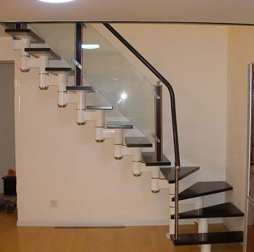 樓梯鋼木室內(nèi)脊索樓梯-011