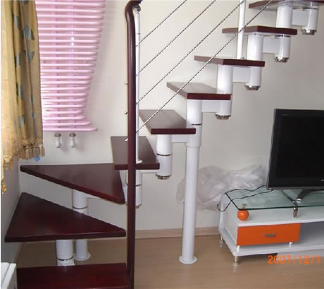 脊索鋼木樓梯廠(chǎng)家-014